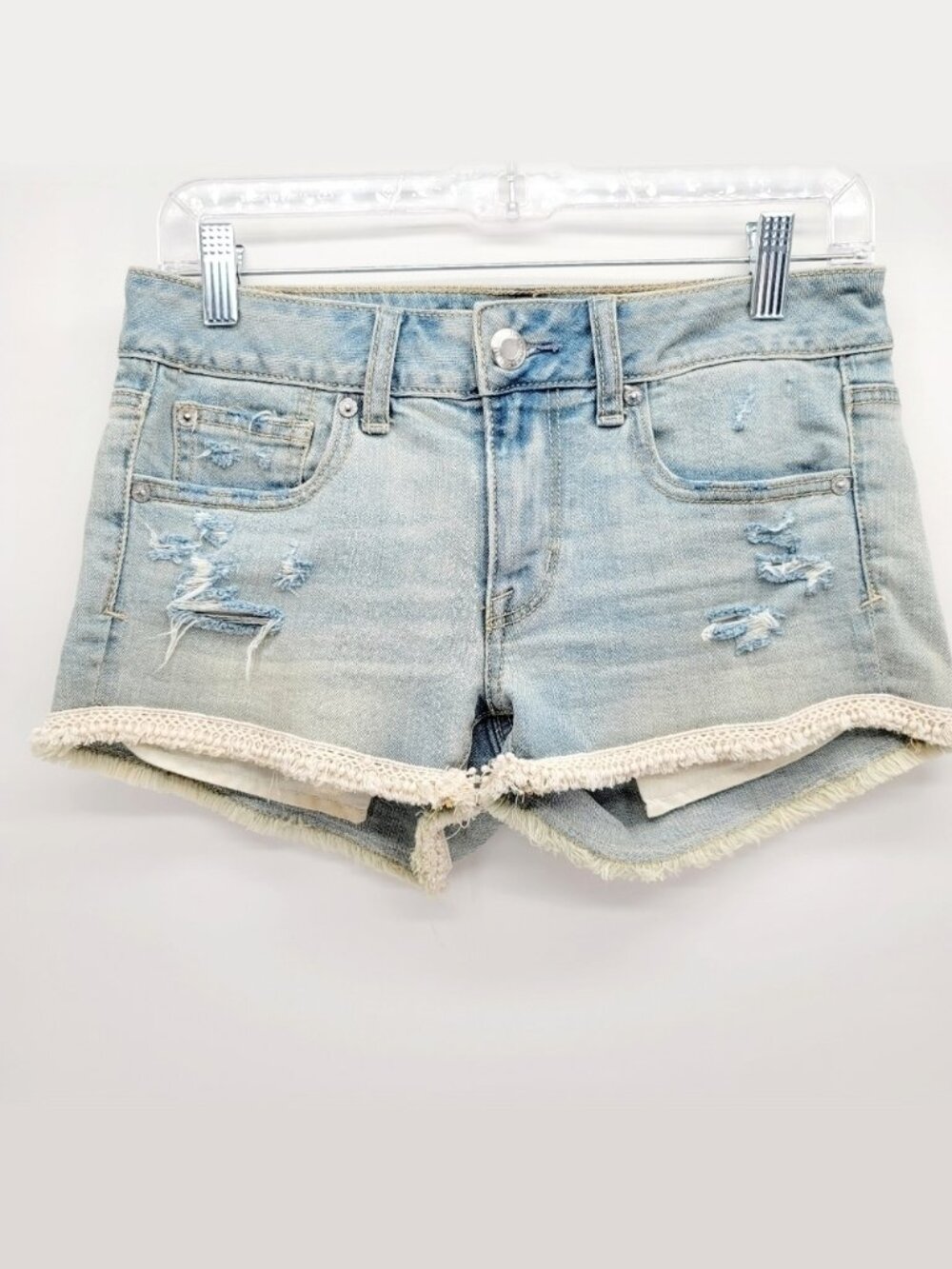 American Eagle Distressed Shortie Shorts